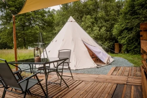 Glamping Frankrijk Auvergne 3-personen