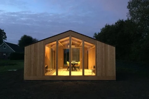 Tiny house Nederland Drenthe 4-personen