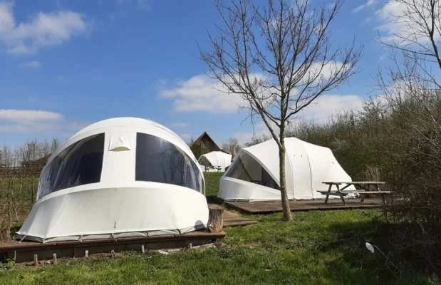 Glamping België West-Vlaanderen 4-personen