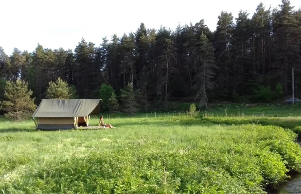 Safaritent Frankrijk Auvergne 2-personen