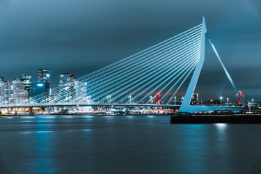 Rotterdam Zuid-Holland Nederland skyline